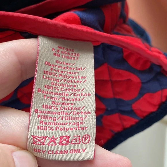 BODEN womens lightweight quilted jacket size US8/UK12 in navy blue - Picture 8 of 10